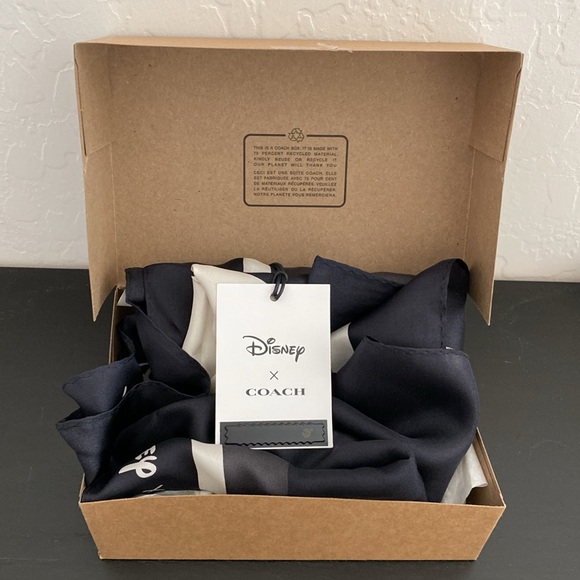 Disney X Coach Mickey Mouse Silk Bandana - Picture 4 of 4